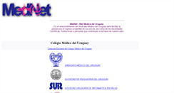 Desktop Screenshot of mednet.org.uy